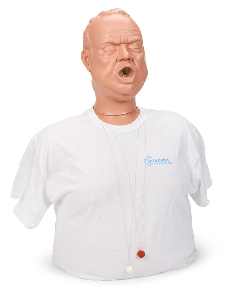 Manequim de Obstrução de Vias Aéreas Simulaids Choking Manikin – Obese Mature