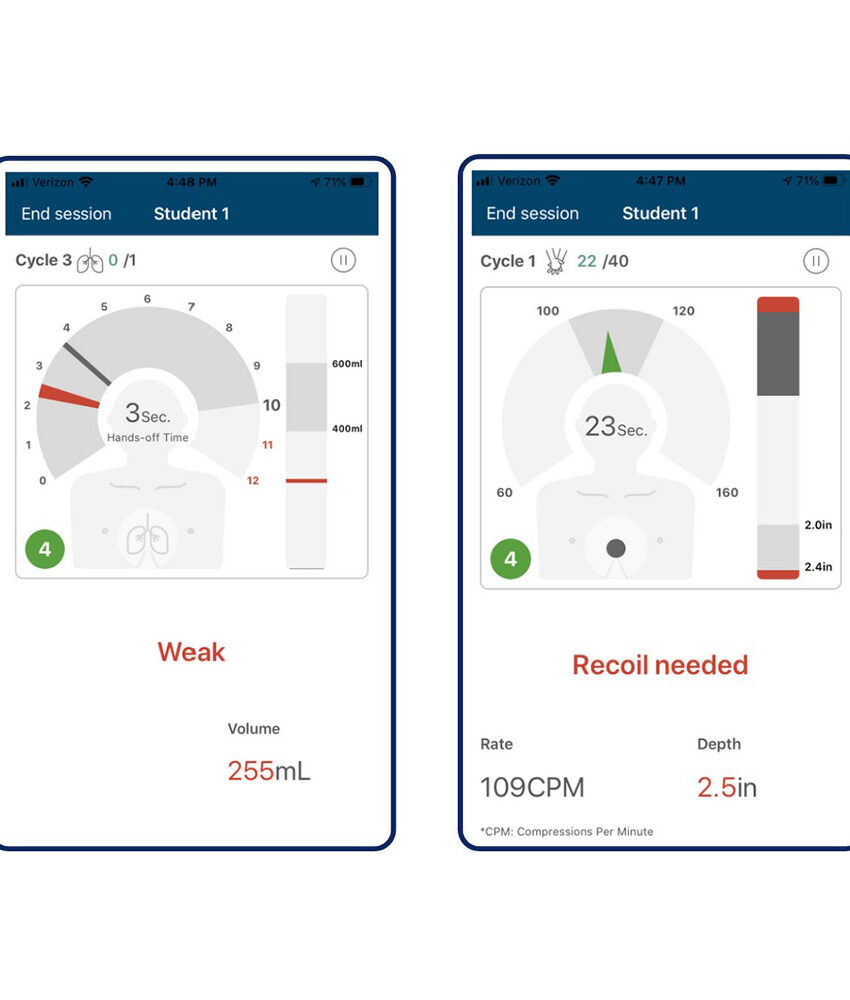Alternative view of Manequim de treinamento de RCP PRESTAN Prof Adulto Série 2000 com Feedback Dark Skin