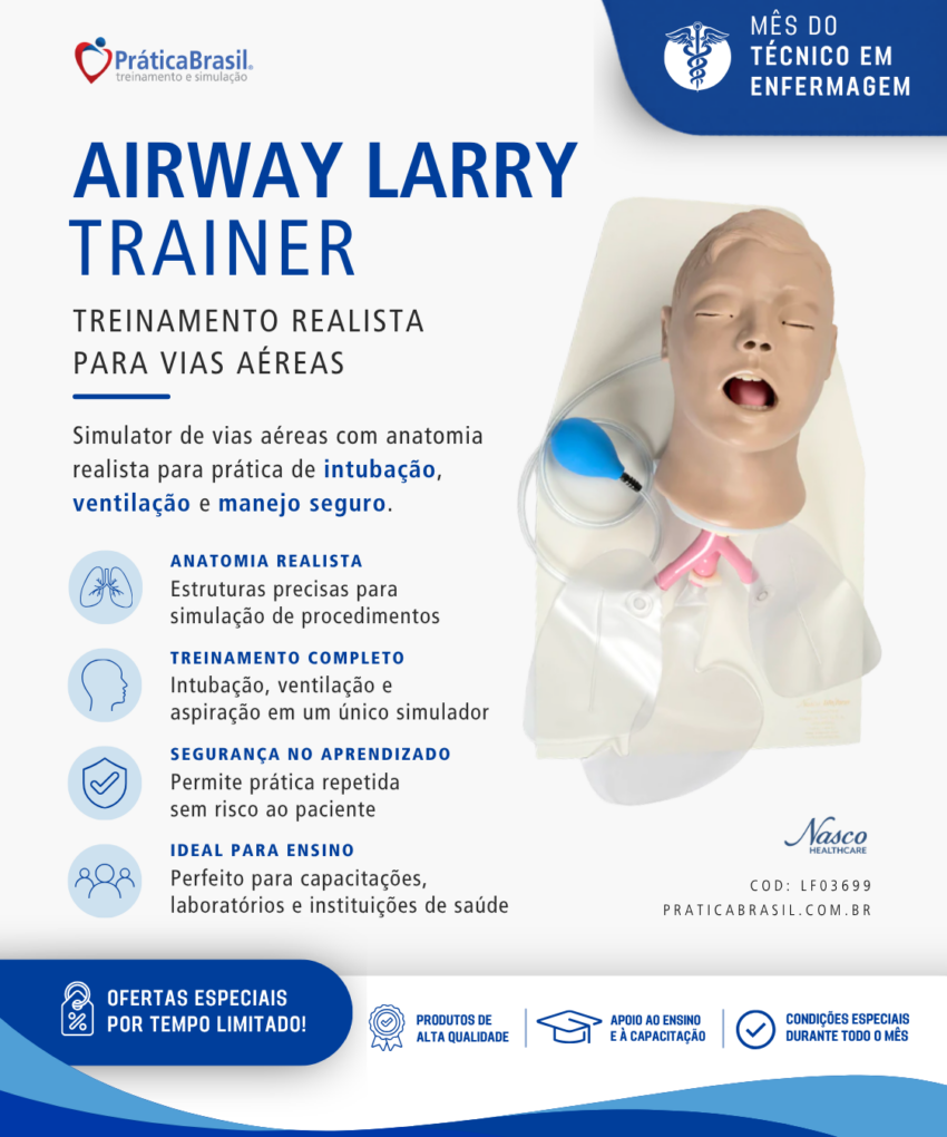 Life/Form Airway Larry Trainer With Stand