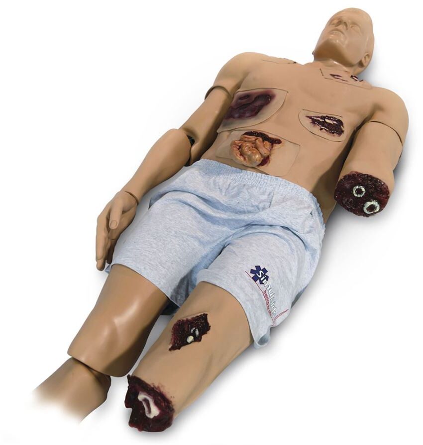 Trauma Randy Flash Moulage Overlay