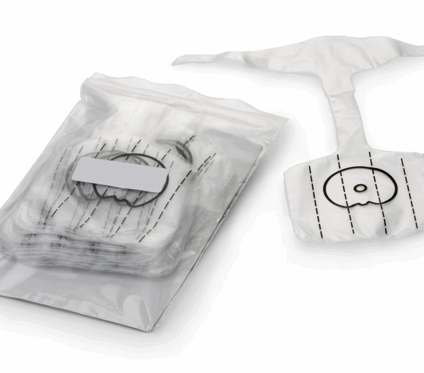 PRESTAN Professional Infant Face-Shield/Lung-Bags, 50-Pack
