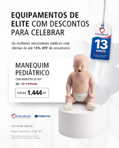 Prestan Infant Manikin Dark Skin with CPR Monitor