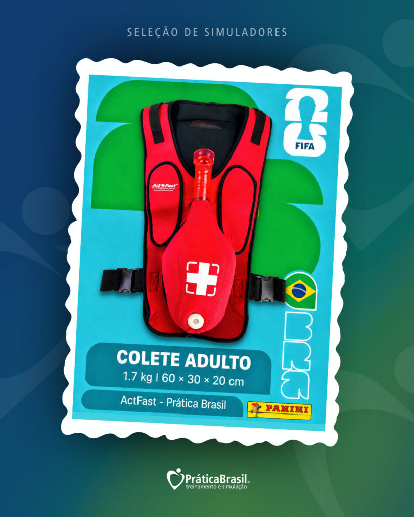 Colete ActFast Anti Choking Trainer Vermelho