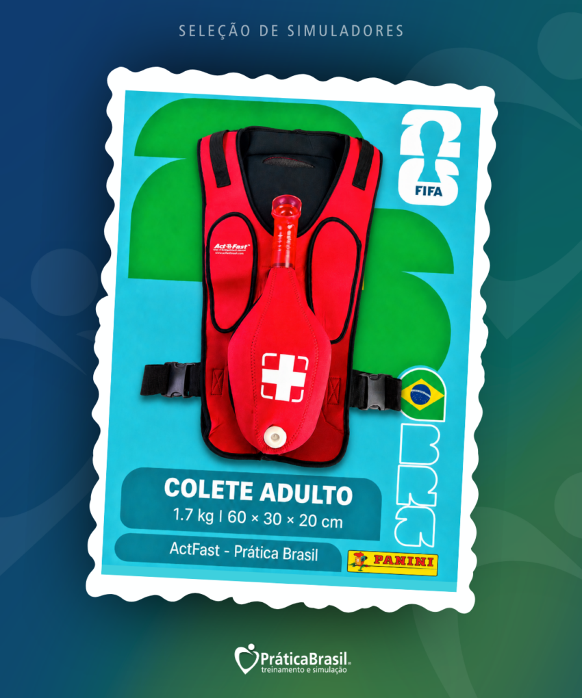 Colete ActFast Anti Choking Trainer Vermelho