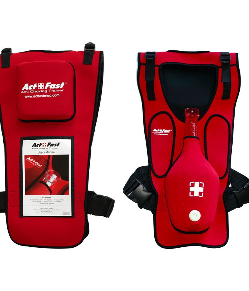 Colete ActFast Anti Choking Trainer Vermelho