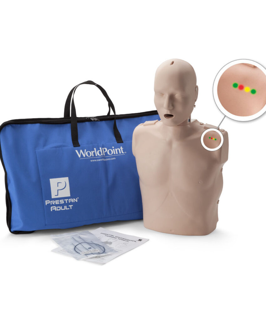 Prestan Jaw Thrust Manikin w/ CPR Monitor Medium Skin / 10-205