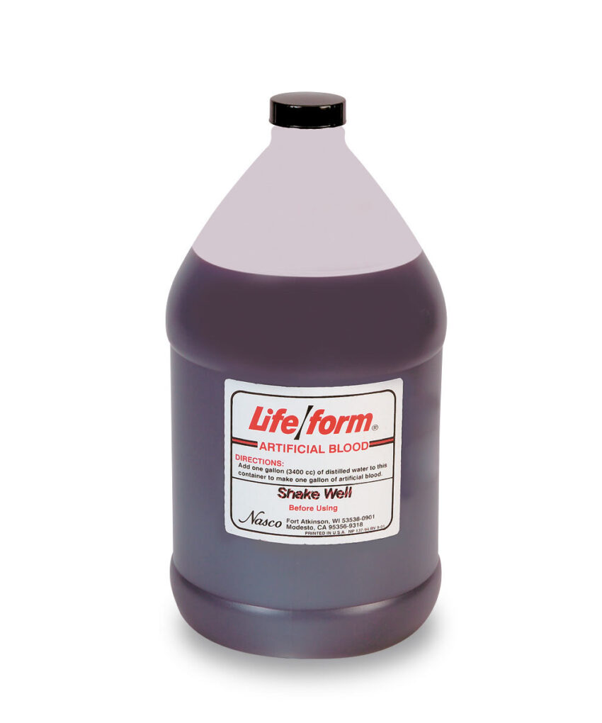Gal Artifical Blood / 1 galão (3,78L) de sangue venoso simulado!