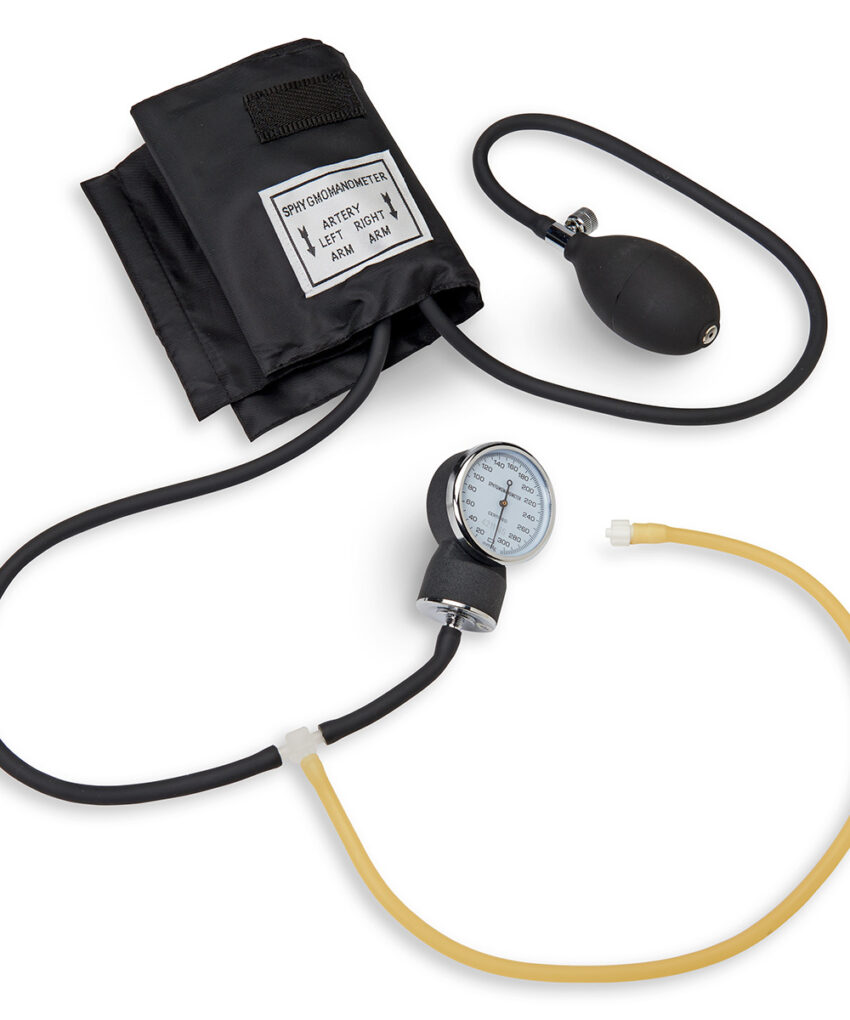 Alternative view of Life/form Blood Pressure Simulator (pele clara)