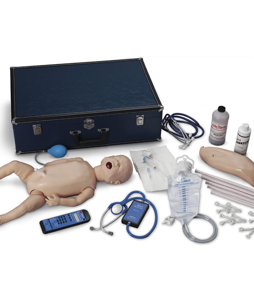 Instrutor de Auscultação Infantil Life/form® com Gerenciamento de Via Aérea