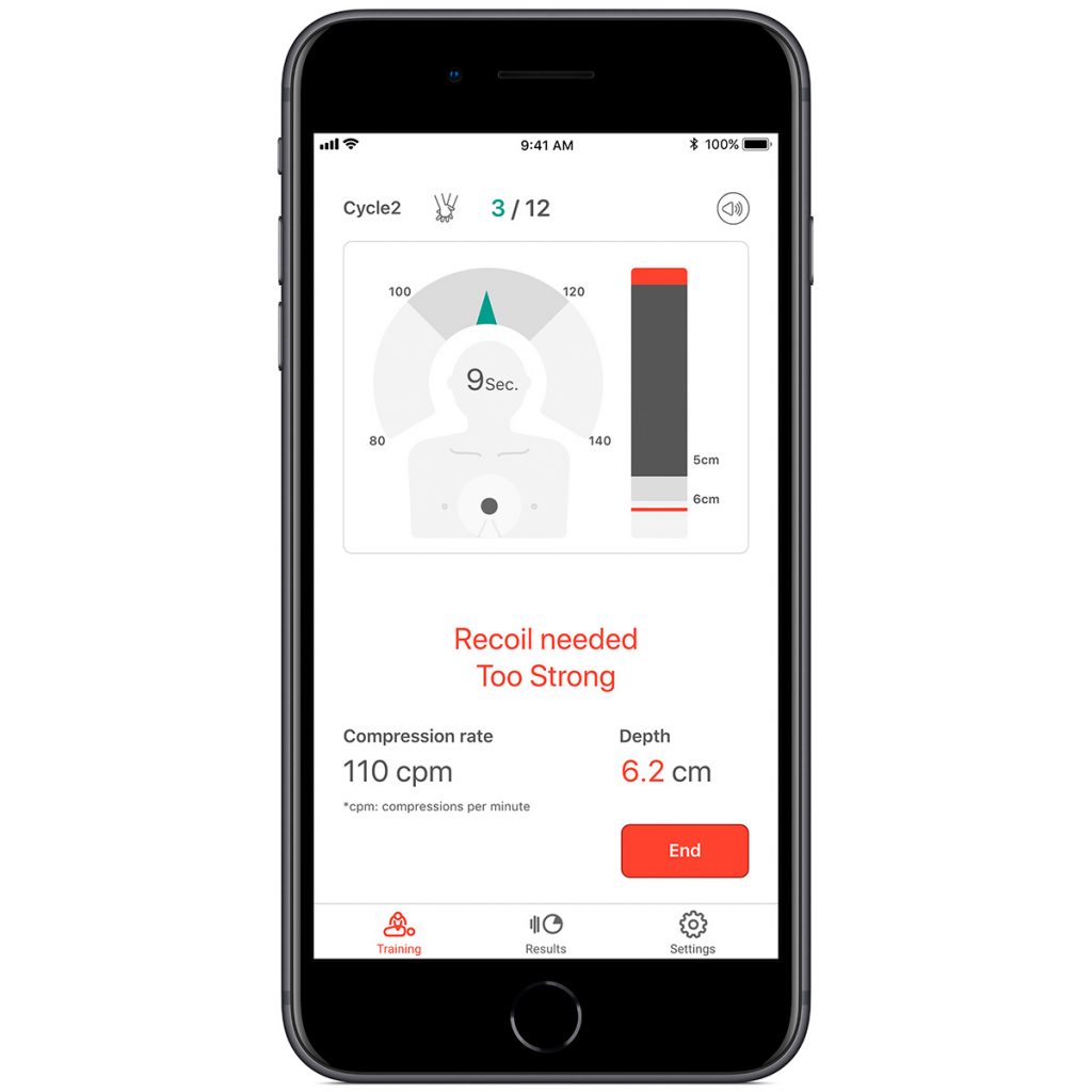 CPR Prompt Plus powered by Heartisense – Blue / 10-815 – Prática Brasil