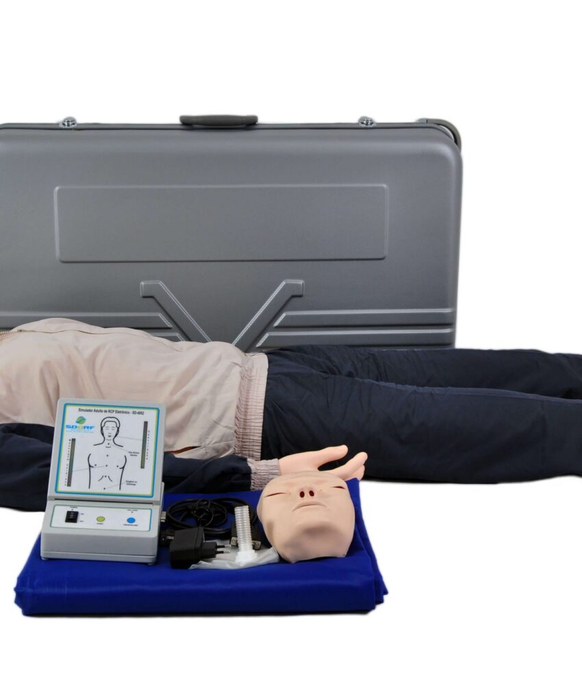 MANEQUIM ADULTO DE RCP C/ DISPOSITIVO ELETRONICO