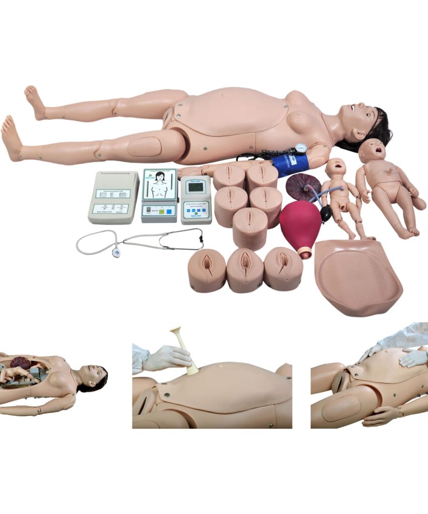 Alternative view of Simulador Avançado de Parto Automático com Módulo de Emergência a Parturiente e ao Bebê