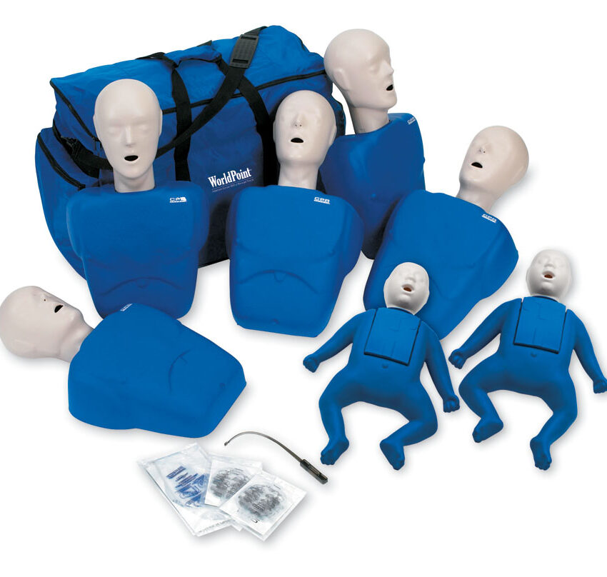 Life/form CPR Prompt Family Blue 7 pack, 5 Adult, 2 Infant / 10-492