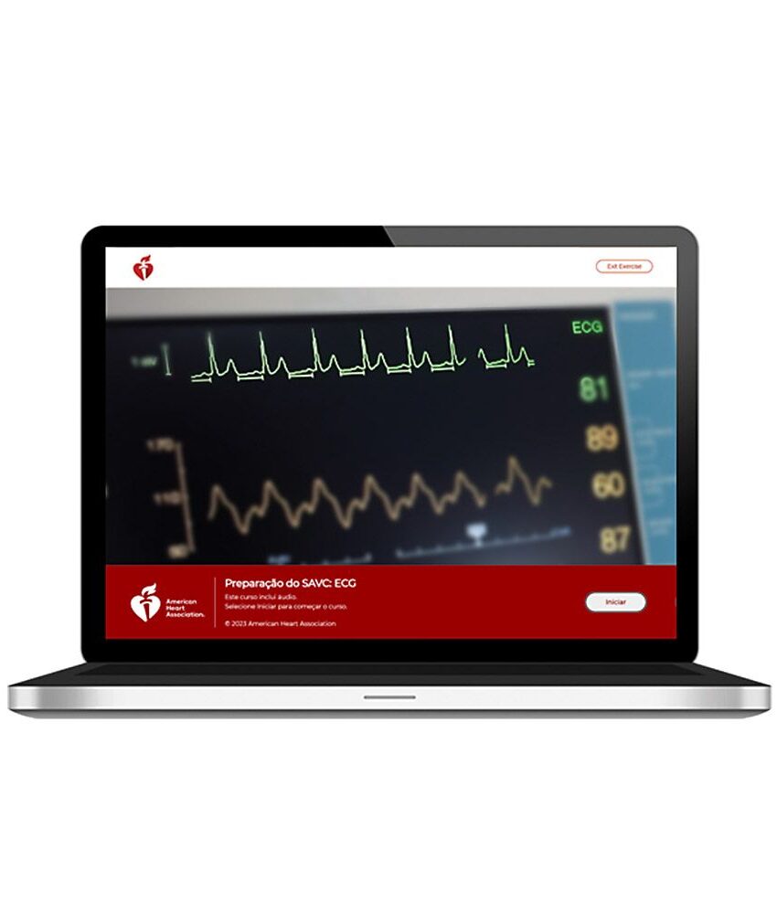 Portuguese Advanced Cardiovascular Life Support (ACLS) Prep: ECG