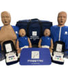 Kit Instrutor PRESTAN Dark Skin com manequins adulto infantil e DEA UltraTrainer