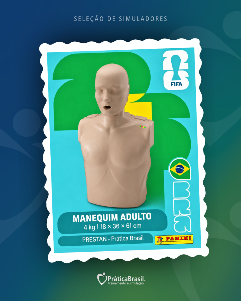 NEW PRO+ Adult Manikin - Manequim Adulto Avançado (pele média)