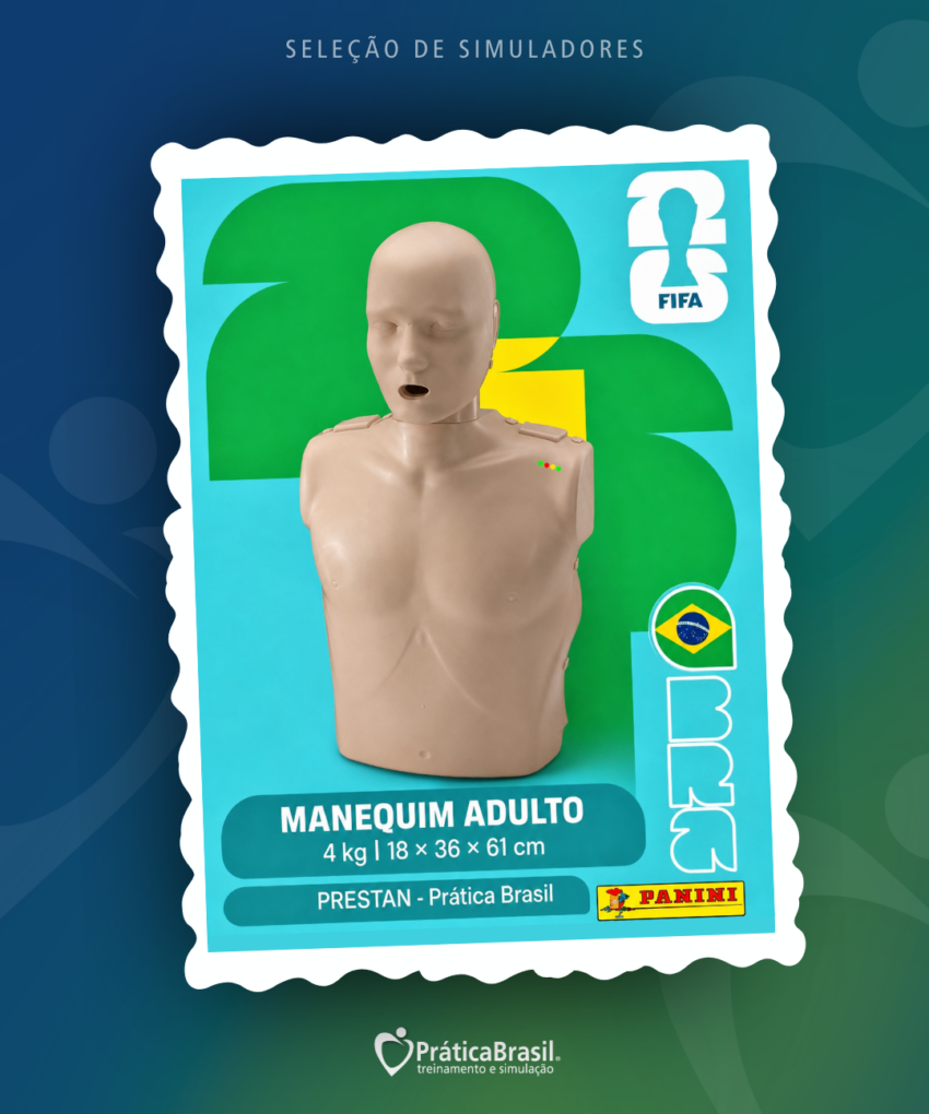 NEW PRO+ Adult Manikin - Manequim Adulto Avançado (pele média)